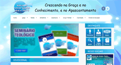 Desktop Screenshot of insjesuscristo.com.br